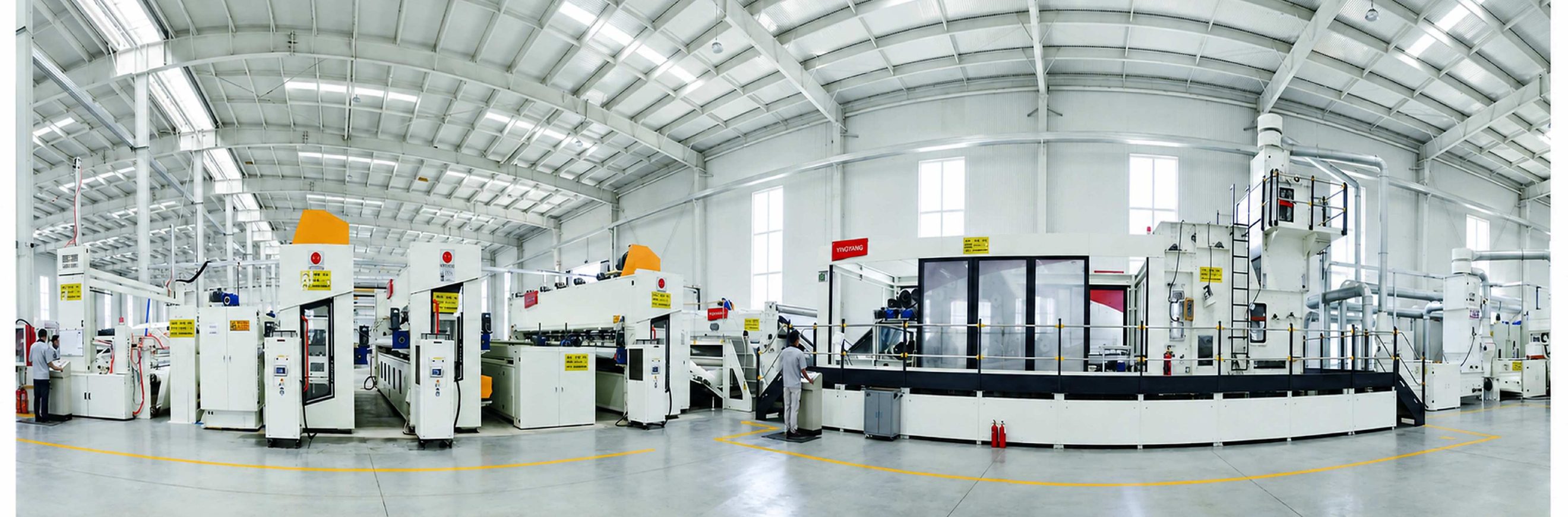 Staple fiber geotextile production line