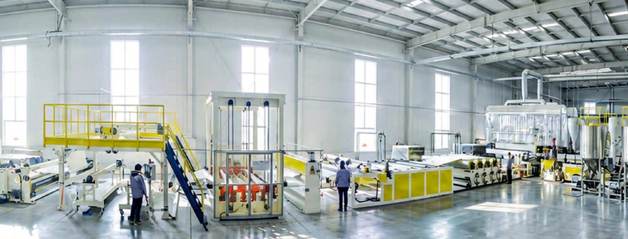 TPO waterproofing membrane production line