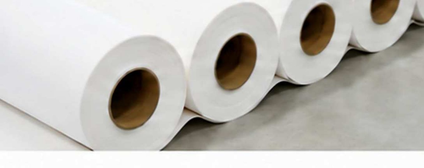 Finished nonwoven geotextile rolls